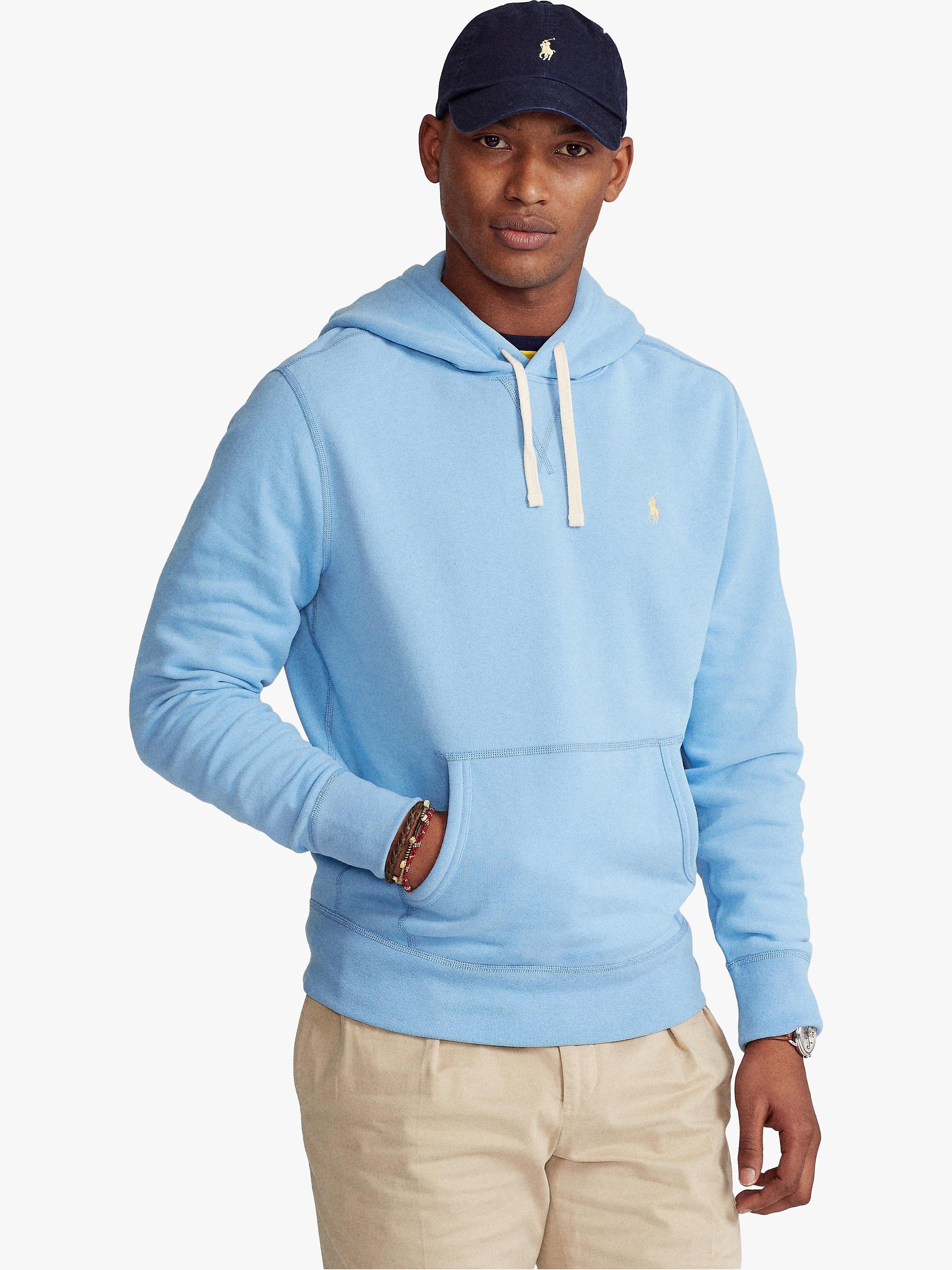 Polo Ralph Lauren The Cabin Fleece Hoodie Blue Lagoon