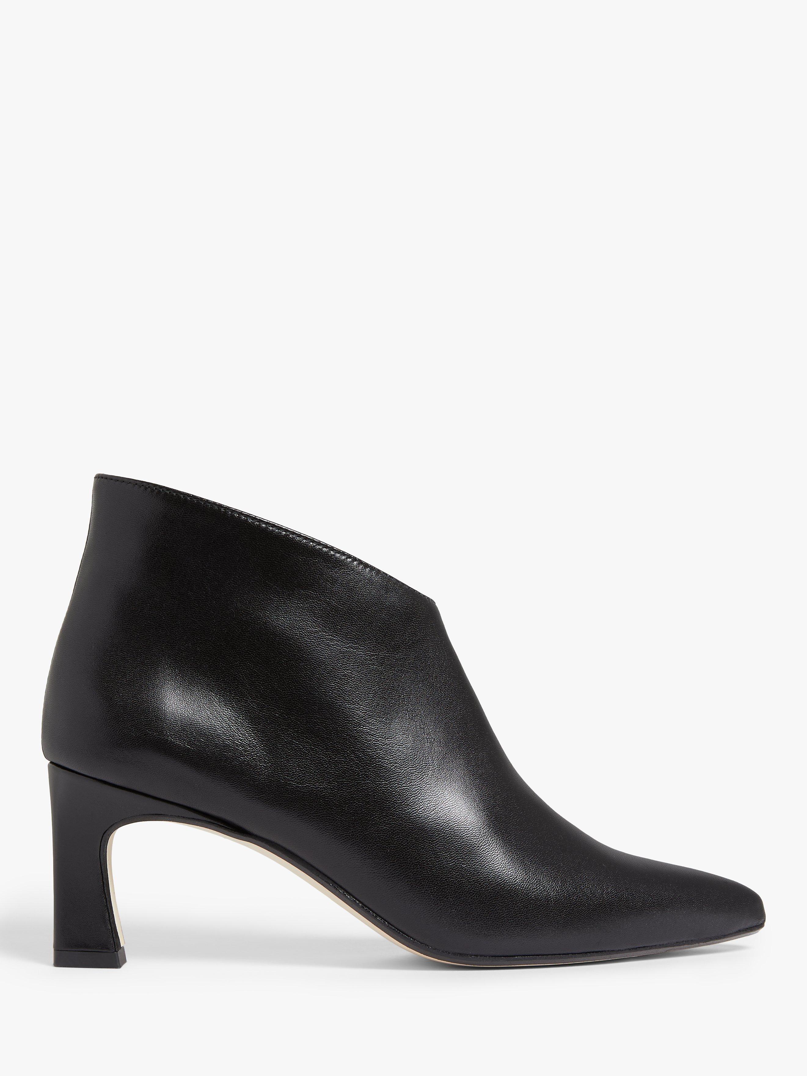 Black high vamp court shoes best sale