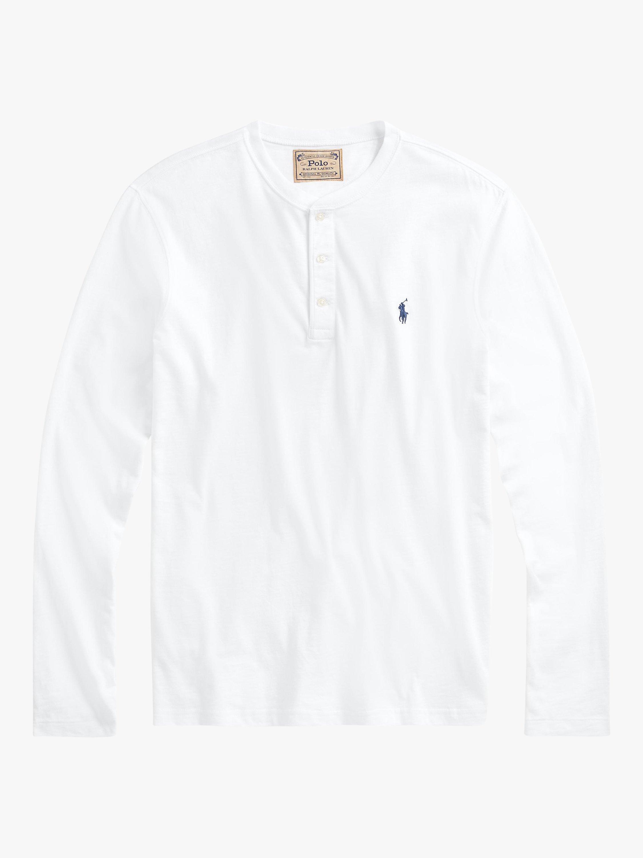 Ralph lauren white long sleeve best sale