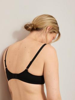 John Lewis Kaley T-Shirt Bra - view 2, Black
