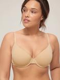 John Lewis Kaley T-Shirt Bra, Almond