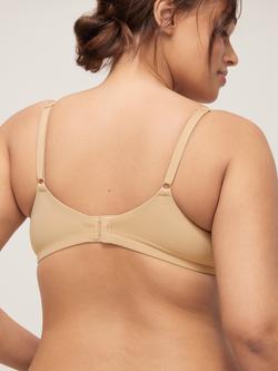 John Lewis Kaley T-Shirt Bra - view 2, Almond