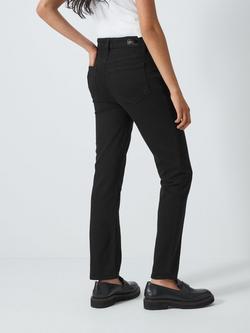 PAIGE Cindy High Rise Straight Leg Jeans - view 2, Black