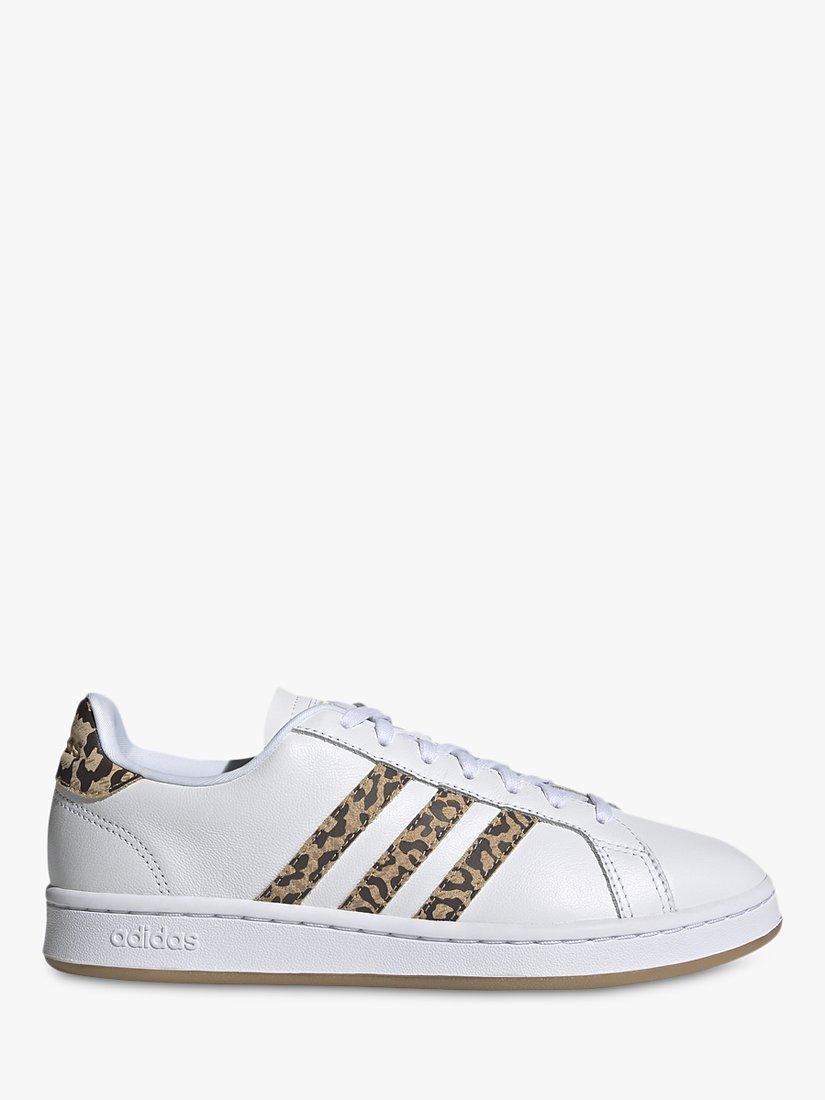 adidas Grand Court Leopard Trainers