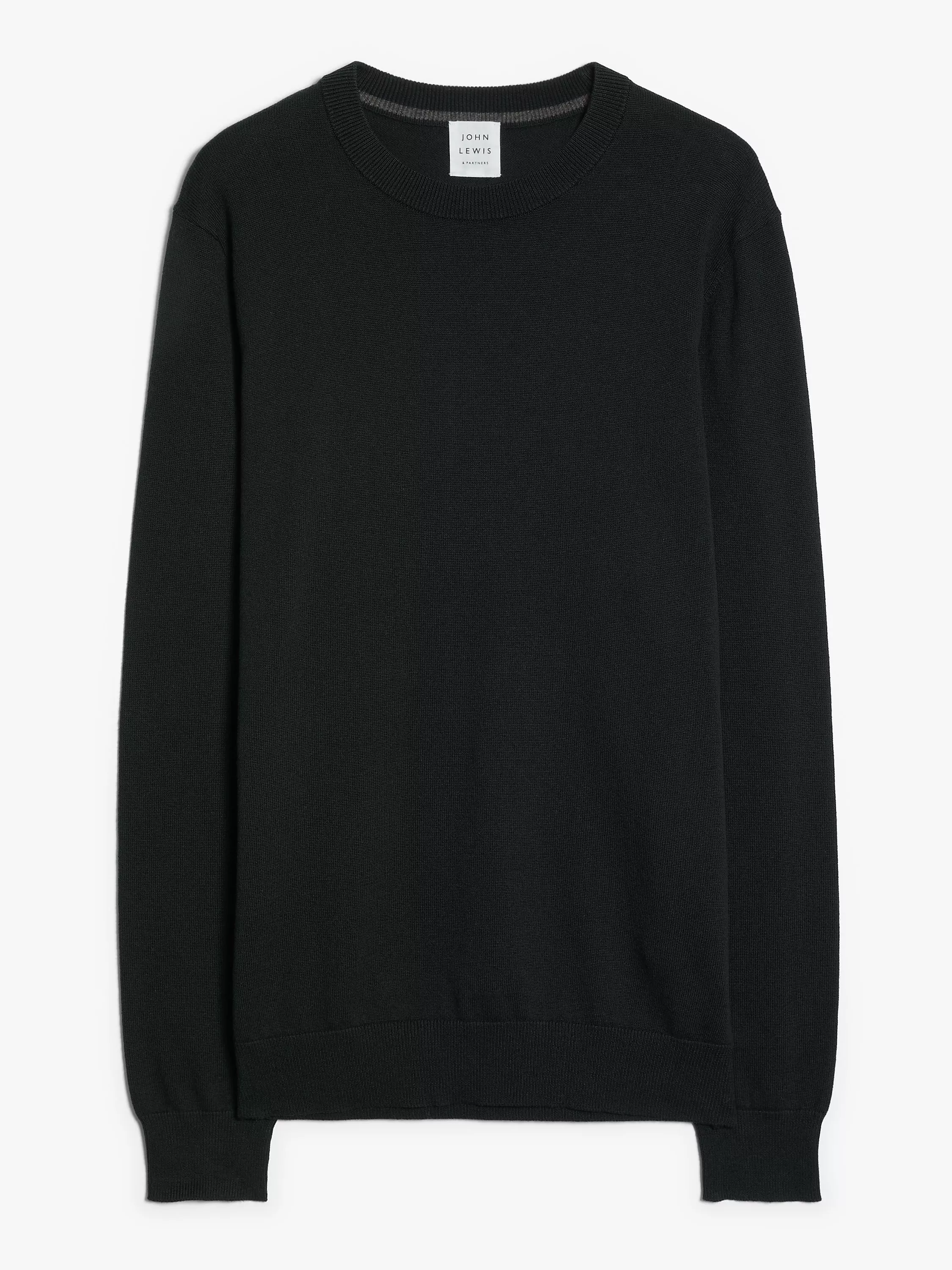 John Lewis Cotton Crew Neck Jumper Navy