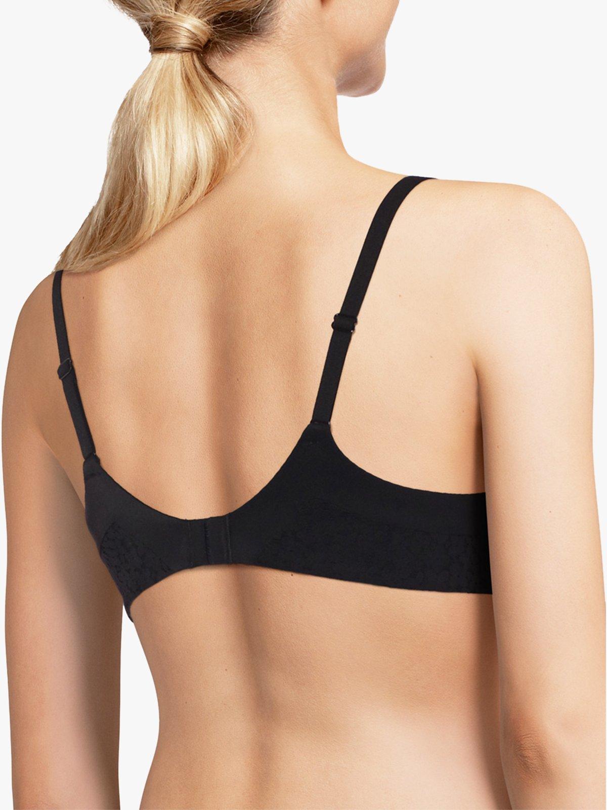 Product image 2 of 4, which shows Femilet Norah Soft Feel T-Shirt Bra, Black, 32B