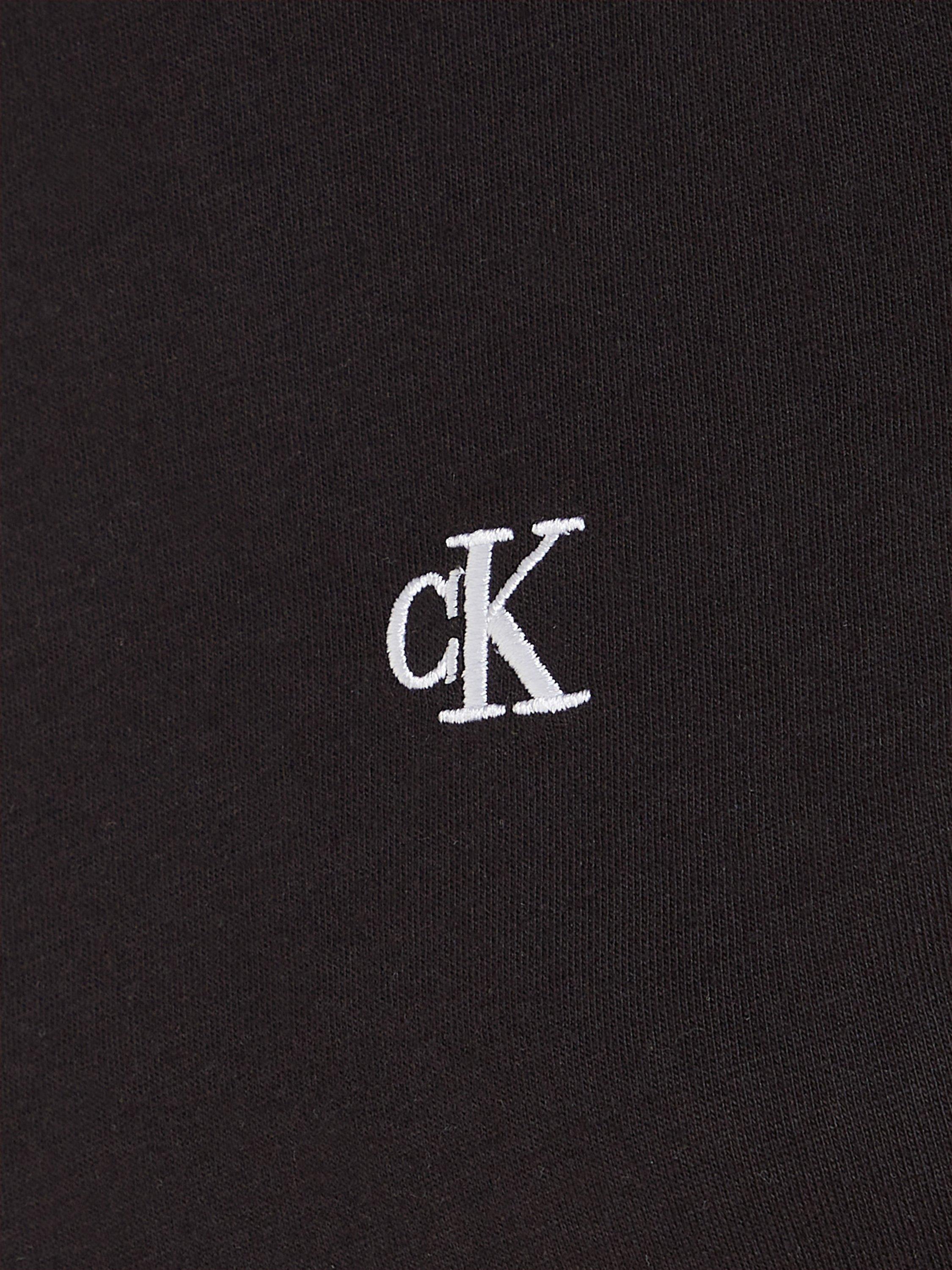 Product image 5 of 5, which shows Calvin Klein Jeans Embroidery Slim T-Shirt, CK Black, XXS