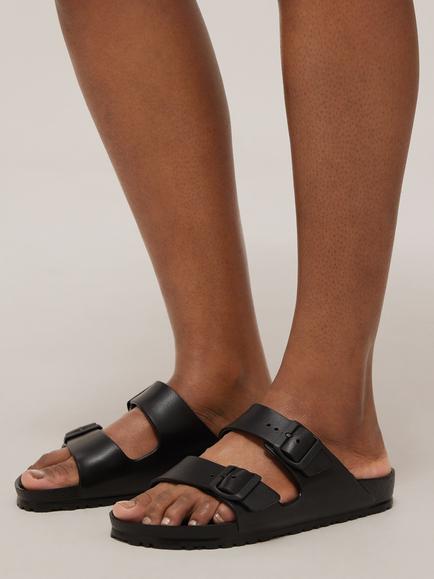 Birkenstock Arizona EVA Double Strap Narrow Fit Sandals - view 2, Black