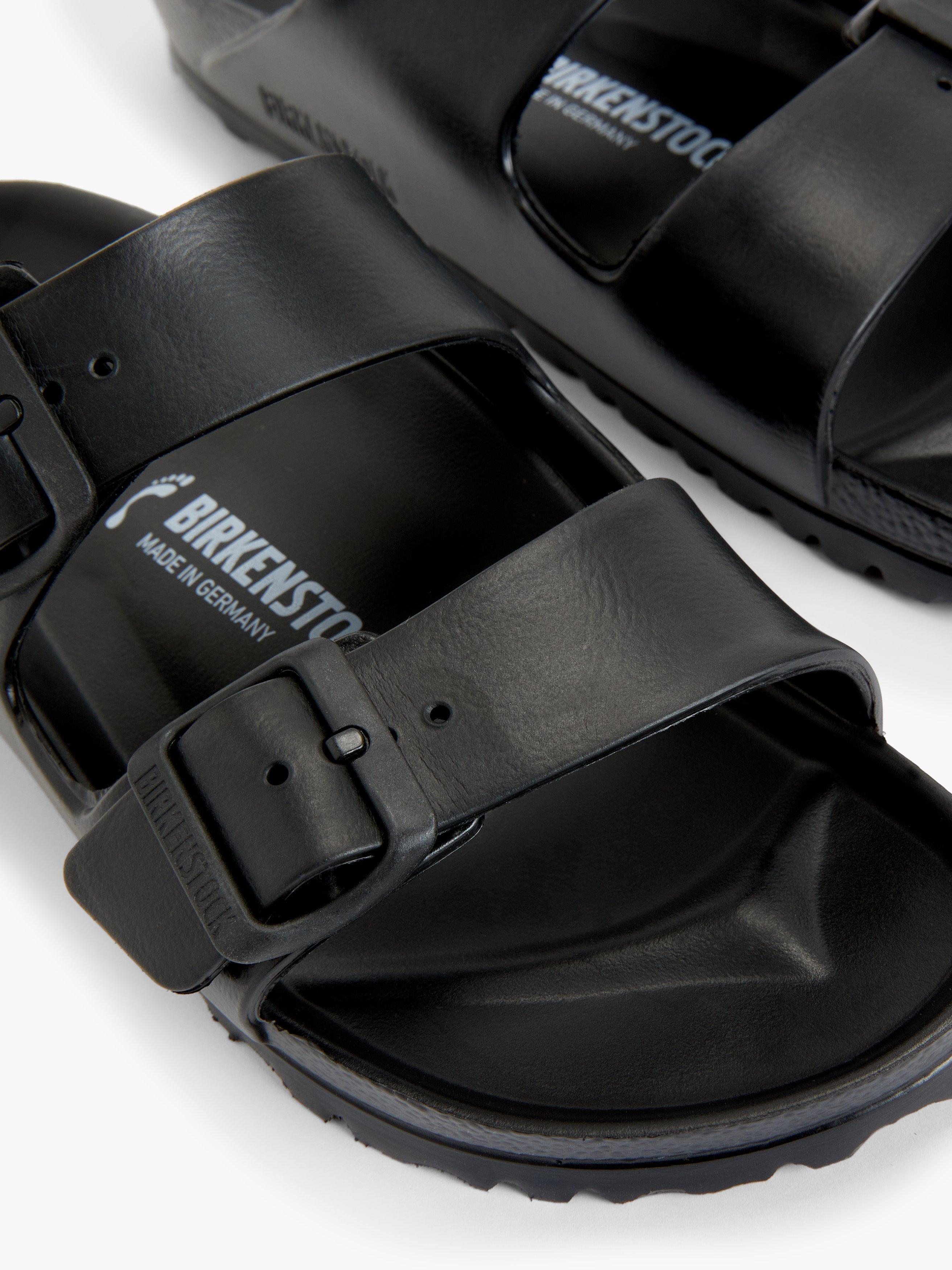 Birkenstock Arizona Narrow Fit Waterproof EVA Double Strap Sandals, Black, 39