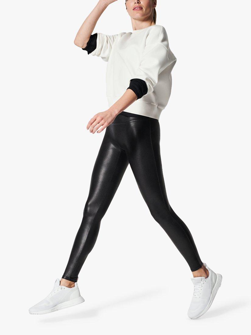 Spanx Faux Leather Leggings Black