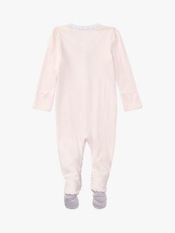 Polo Ralph Lauren Baby Rose Bud Trim Coverall, Delicate Pink - view 2, Delicate Pink