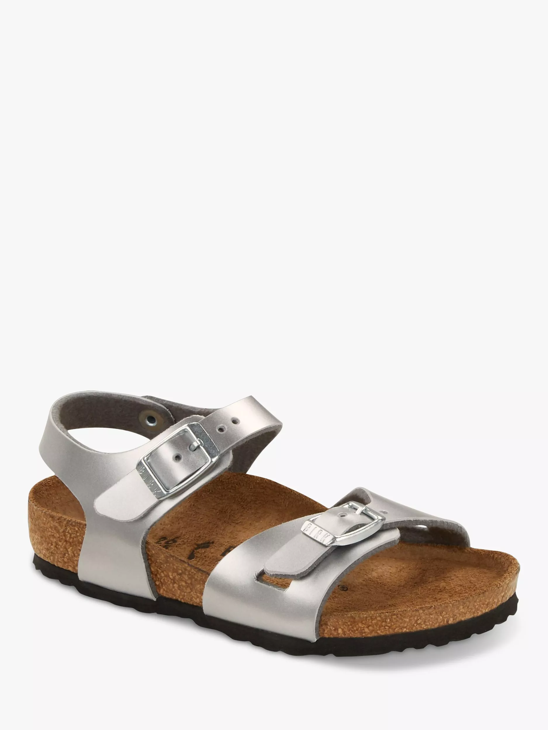 Birkenstock rio silver hotsell