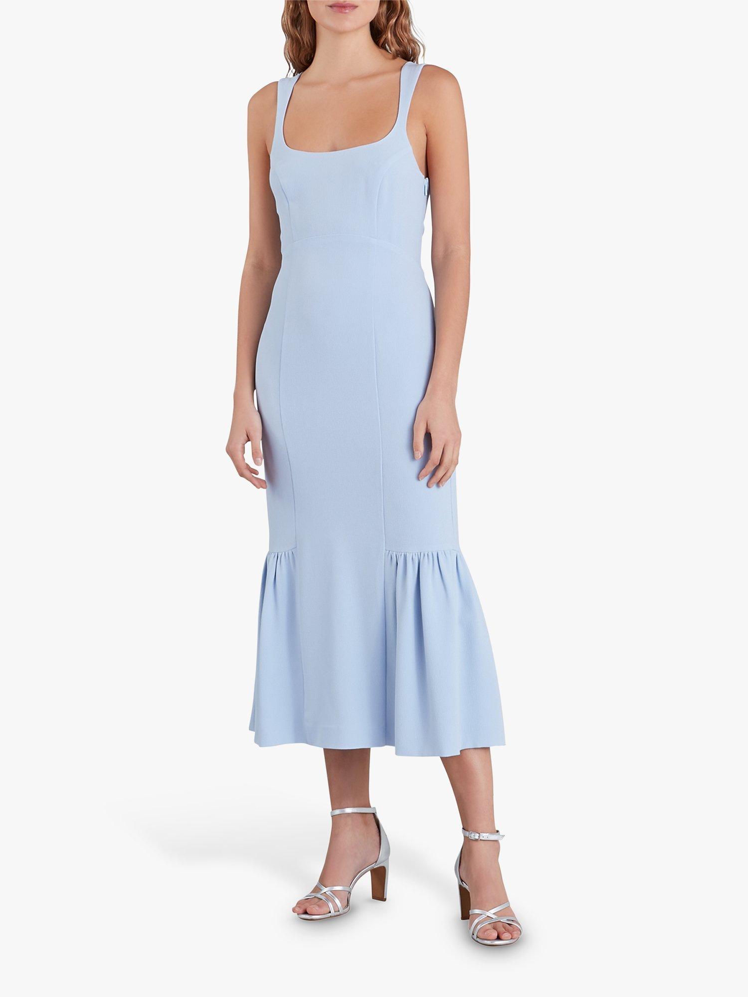 Whistles Sarah Bridesmaid Dress, Pale Blue