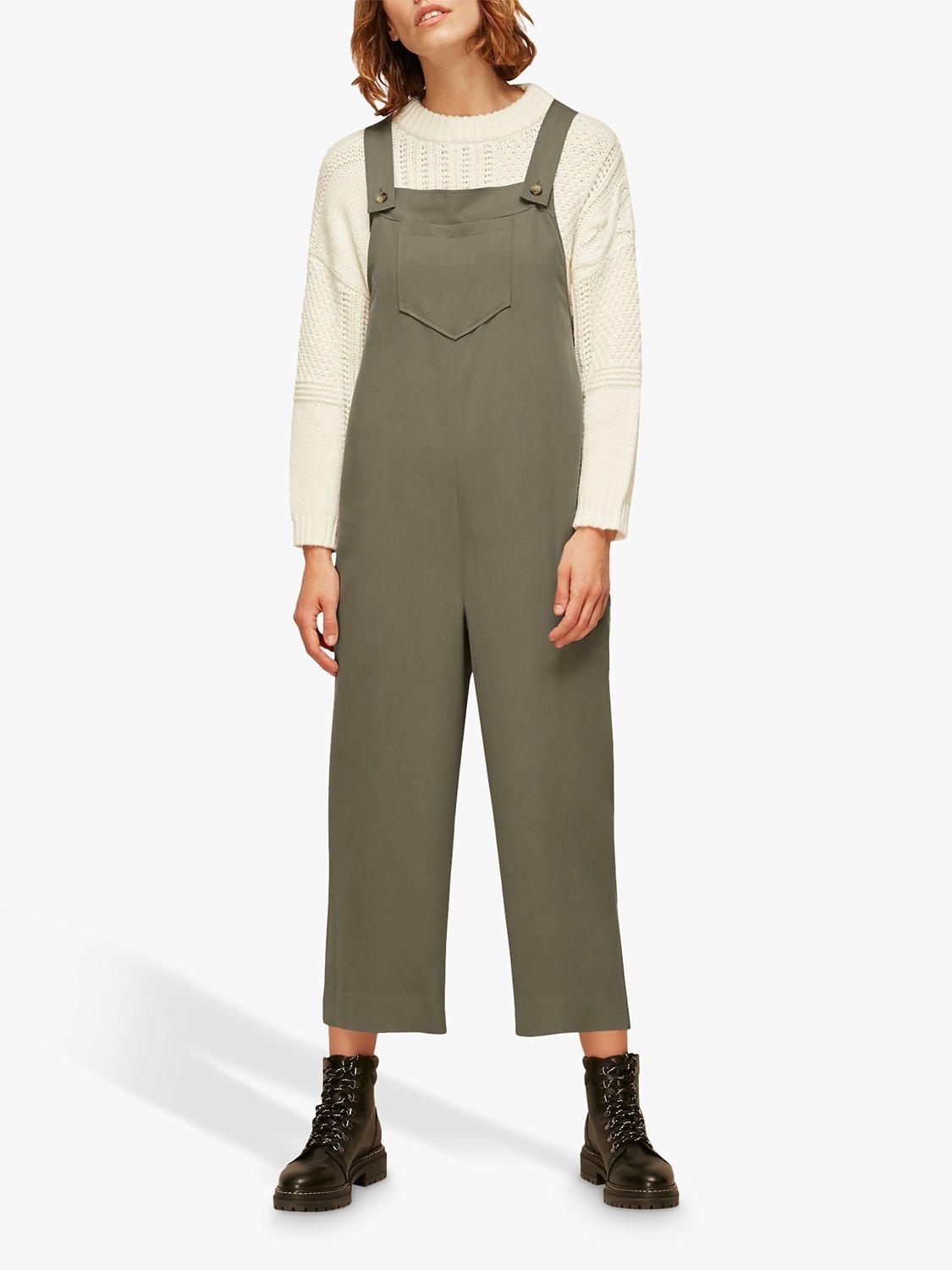 Whistles Rita Dungarees, Khaki