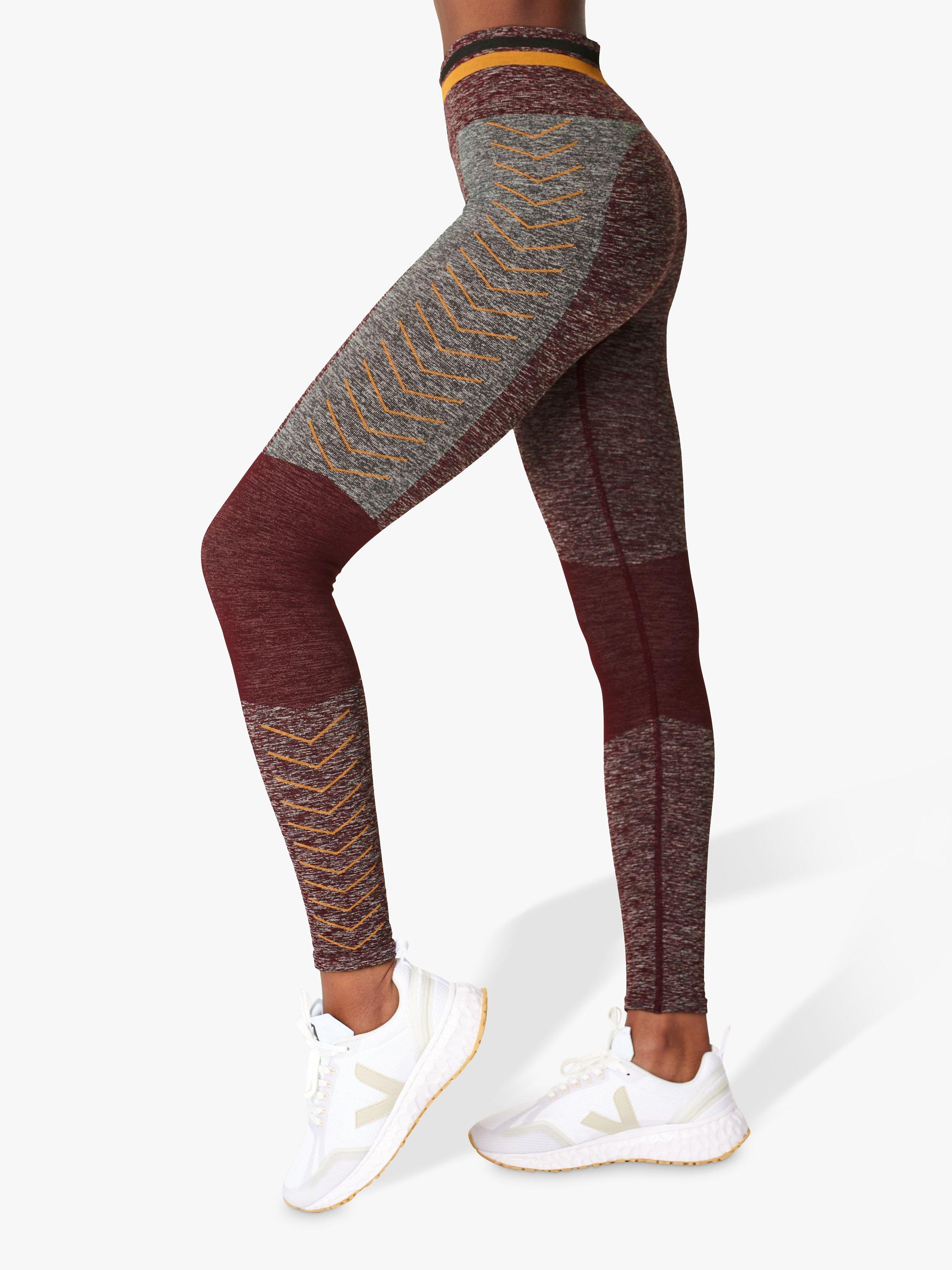 Sweaty Betty Seamless Roam Leggings, Fig Red
