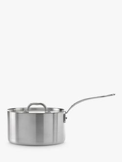 Samuel Groves Tri-Ply Stainless Steel Saucepan & Lid - view 2, 