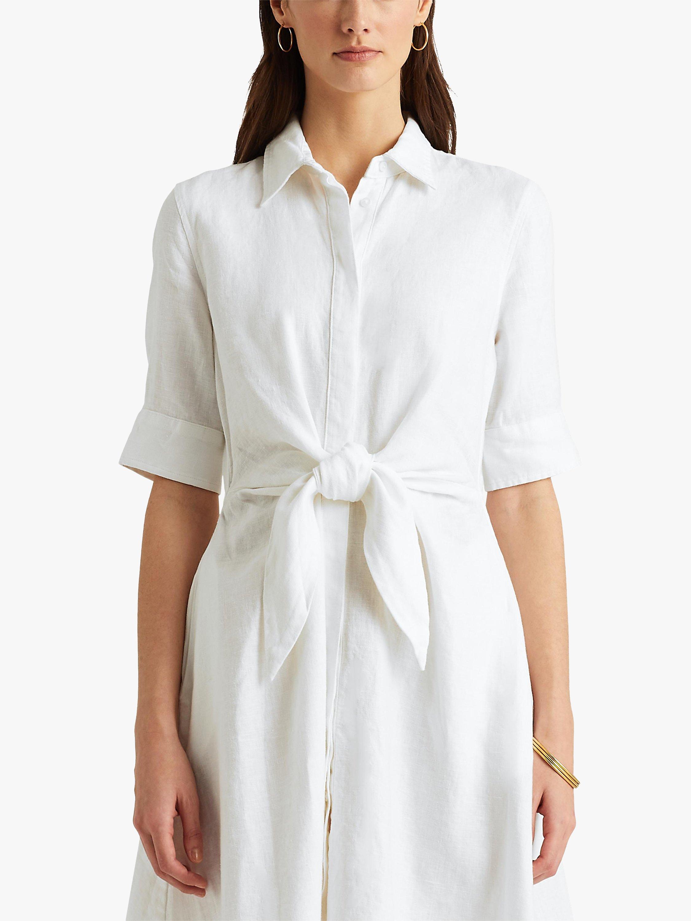 Ralph lauren linen shirt dress hotsell