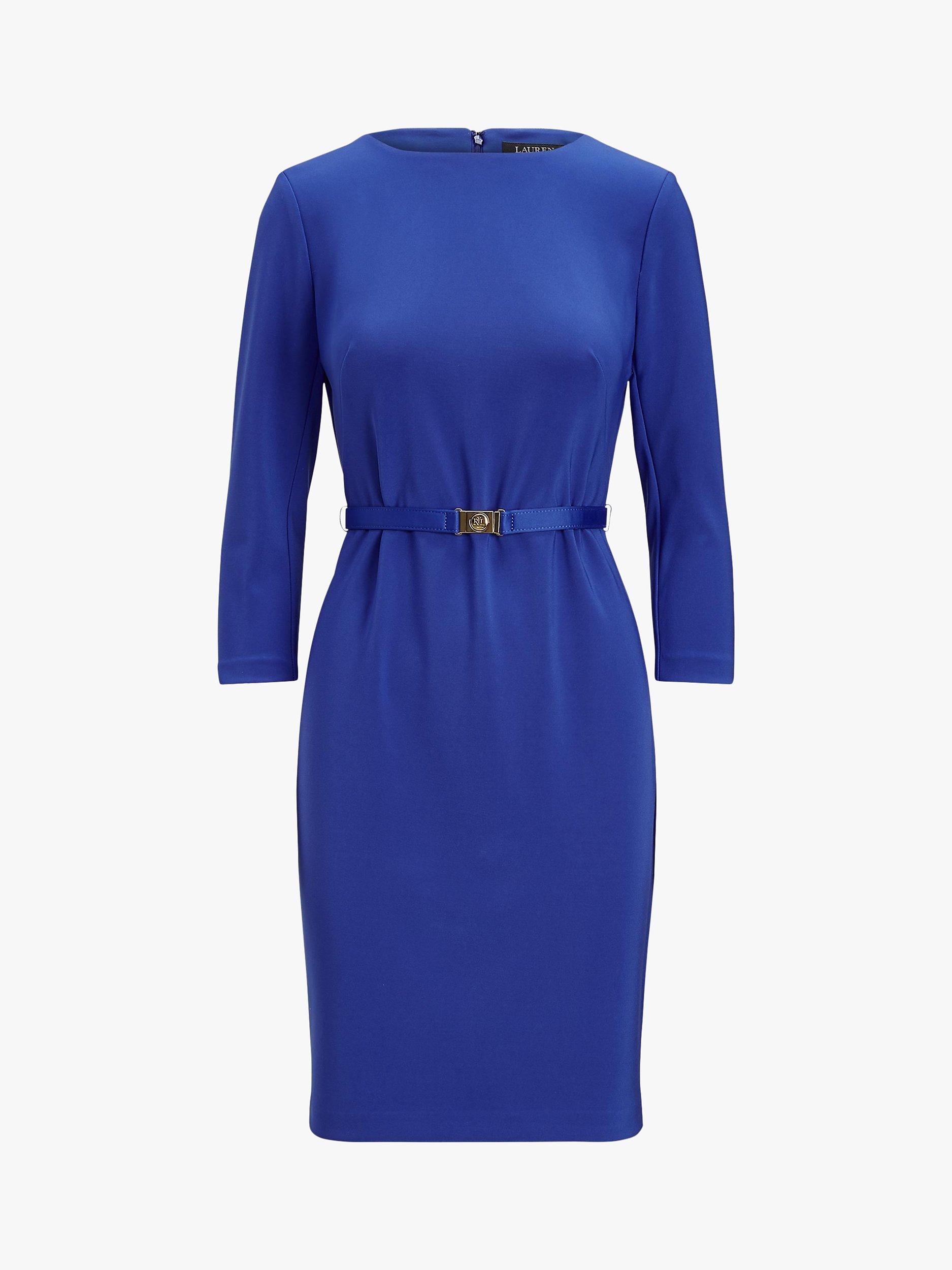 Lauren Ralph Lauren Romee Belted Day Dress, Blue