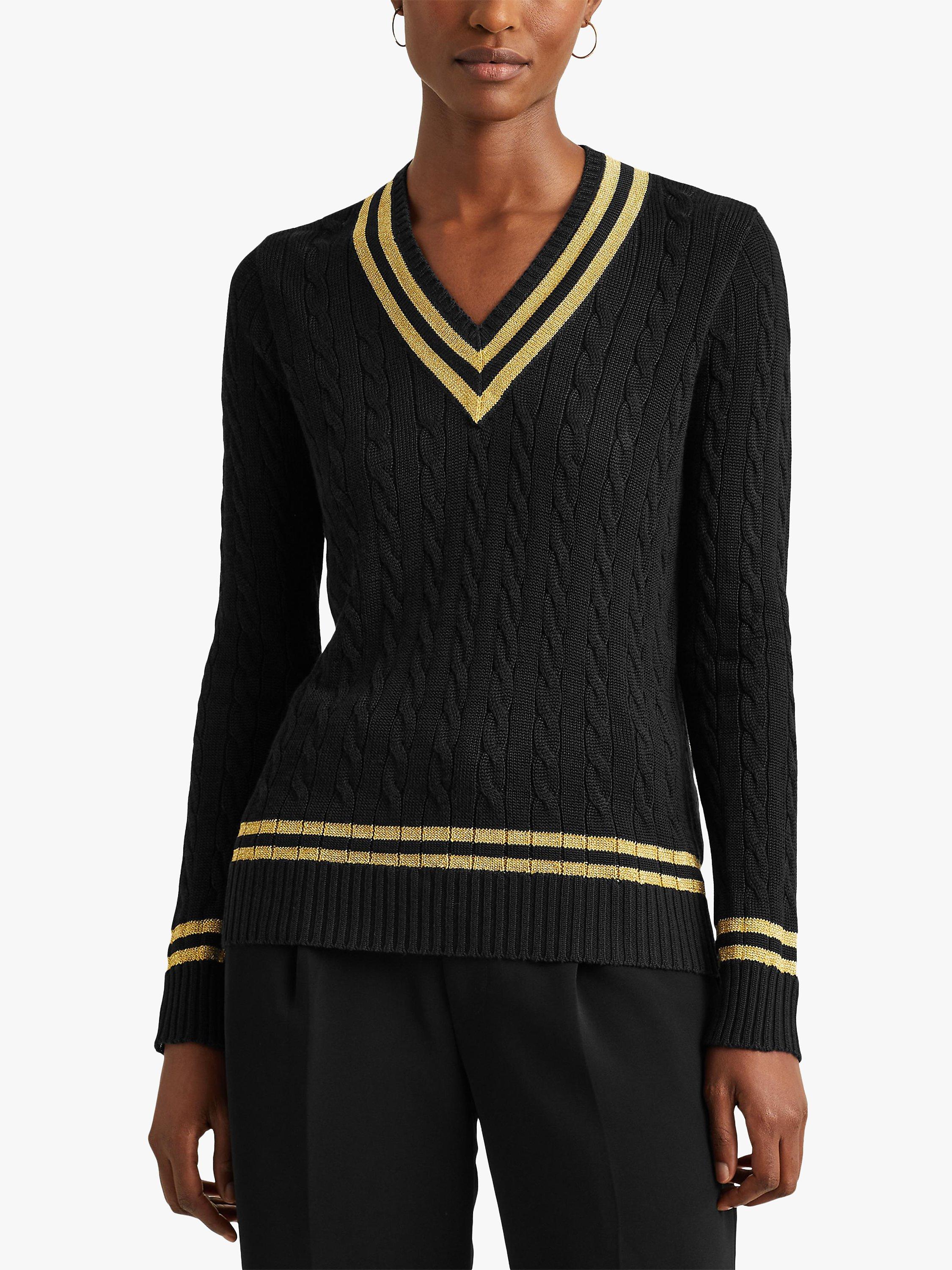 V Neck Cable Sweater Ralph Lauren Women's Cricket Sweater Lauren