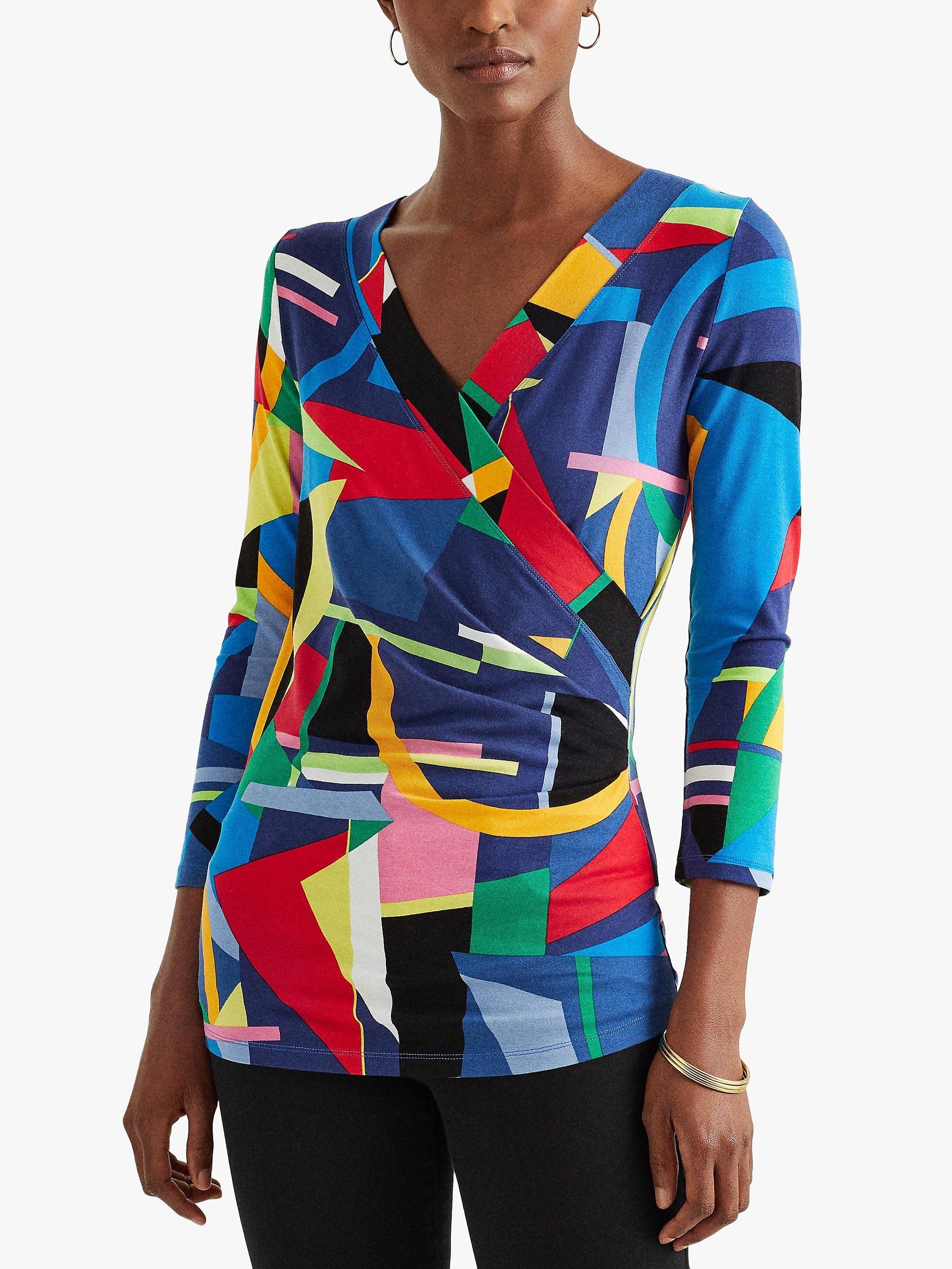 Lauren Ralph Lauren Alayja Abstract Knitted Top, Multi