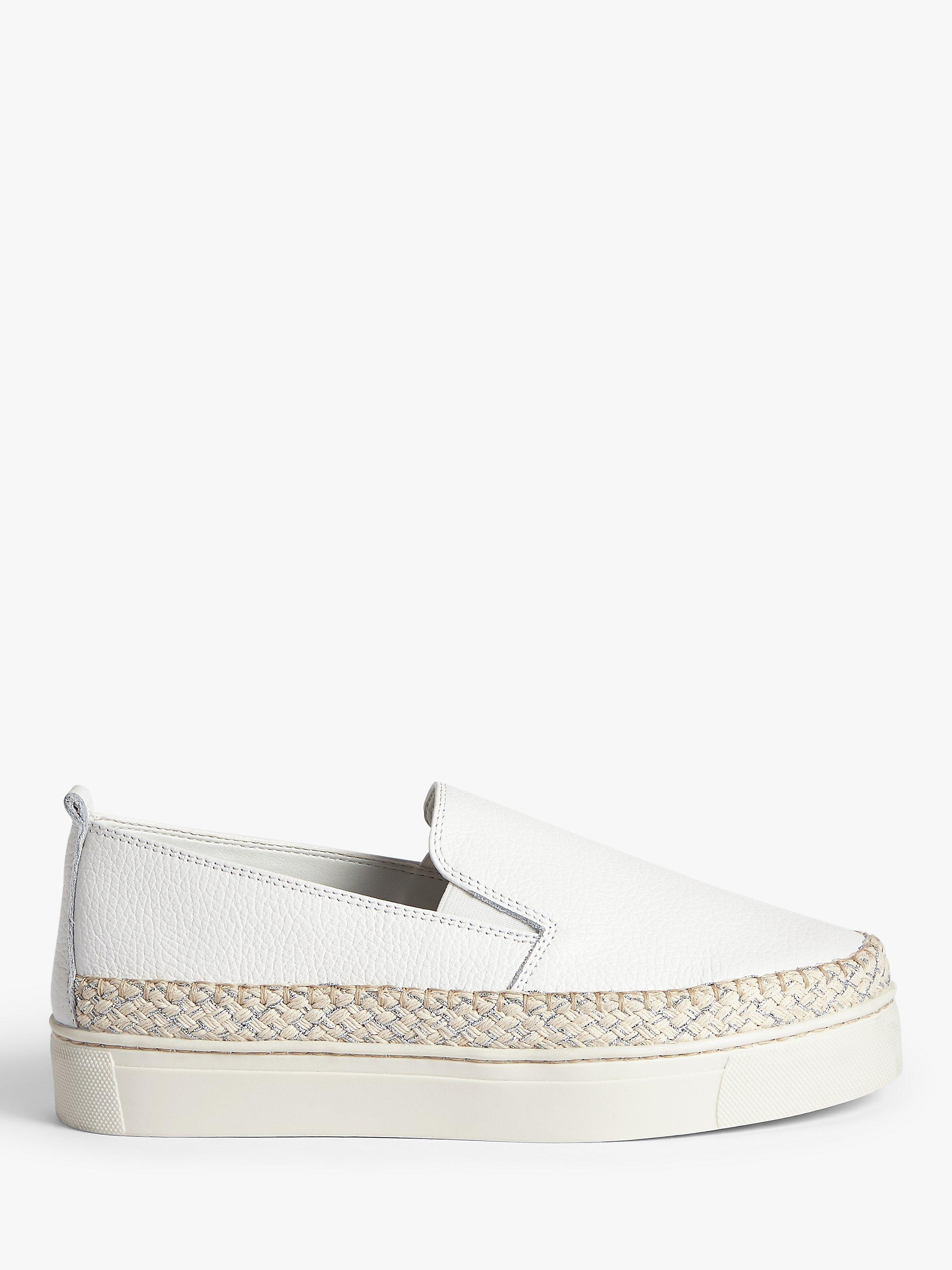 John Lewis Designed for Comfort Elsa Leather Flatform Trainers