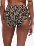 Chantelle Soft Stretch High Waist Knickers, Leopard Print