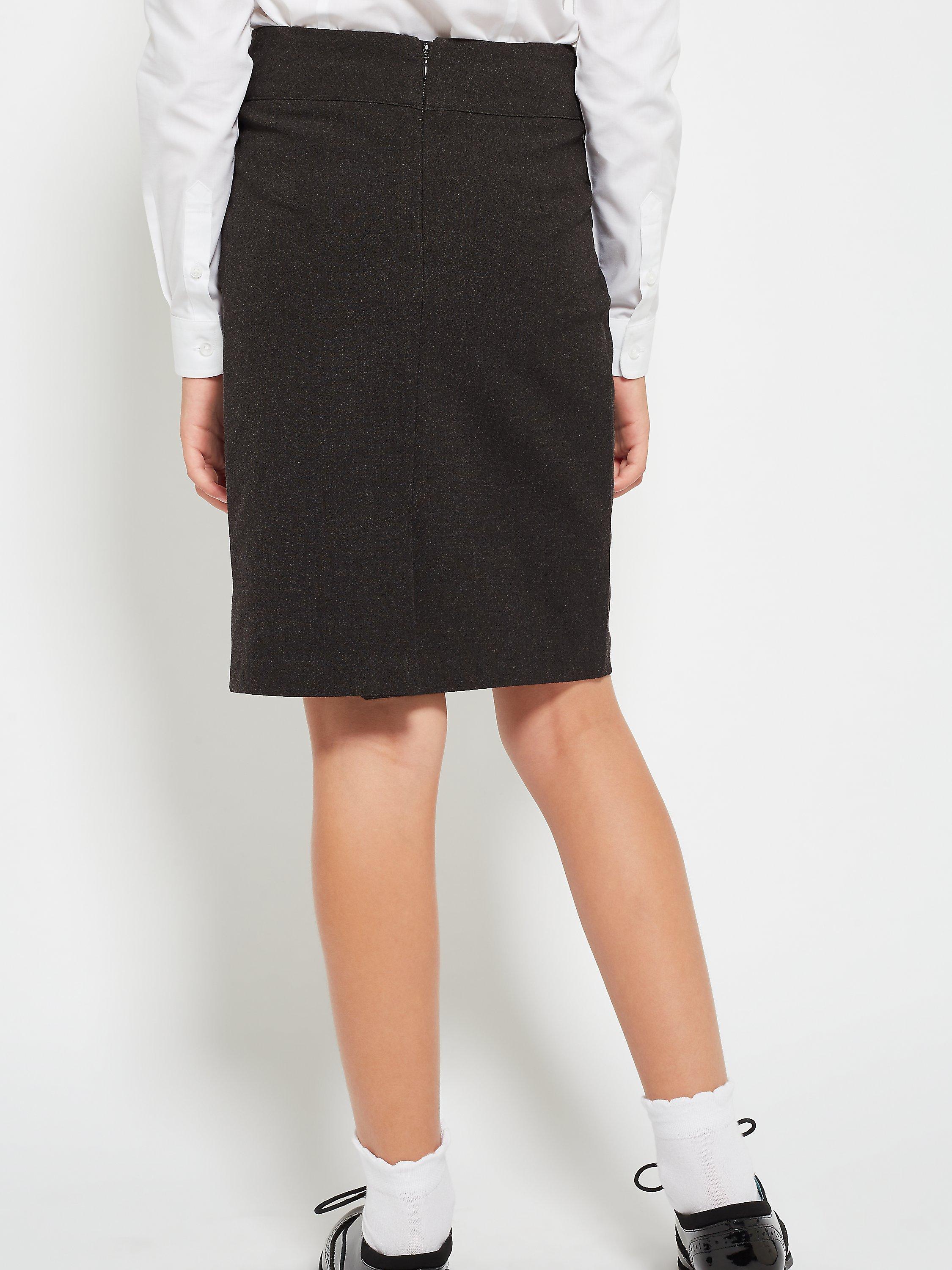 John Lewis Girls Stain Resistant School Pencil Skirt Grey