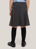 John Lewis Girls' Generous Fit Adjustable Waist Pleated Stain Resistant School Skirt