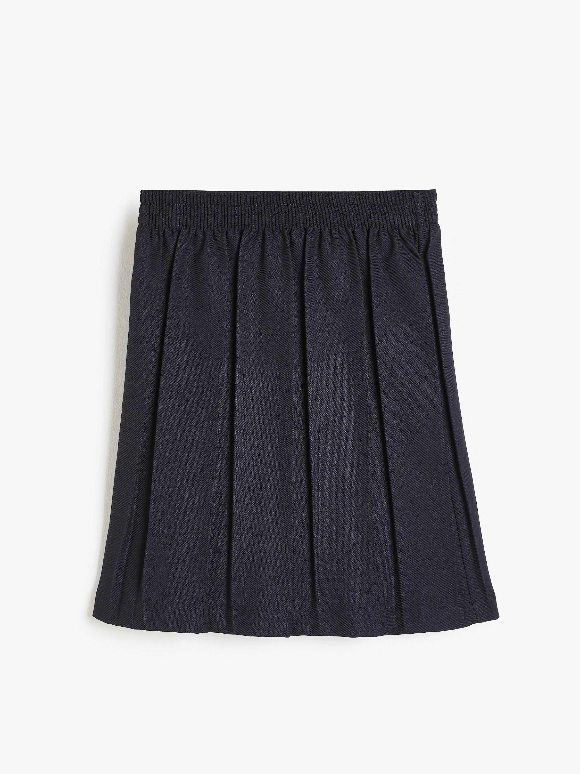 John Lewis Girls Pleated School Skirt Navy