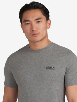 Barbour International Small Logo T-Shirt, Anthracite Marl