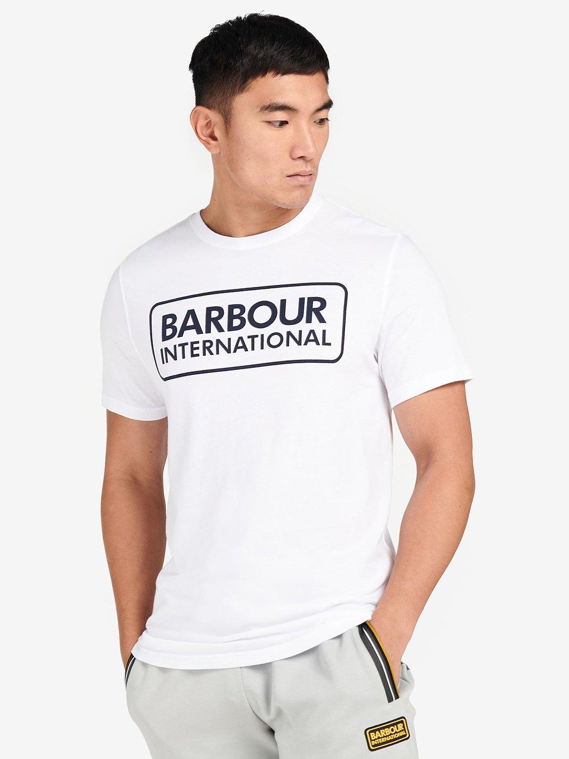 Barbour International Large Logo T-Shirt, White