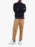 Fred Perry Crew Neck Sweatshirt, Blue Navy 248