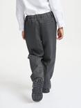 John Lewis Boys' Adjustable Waist Generous Fit Stain Resistant School Trousers