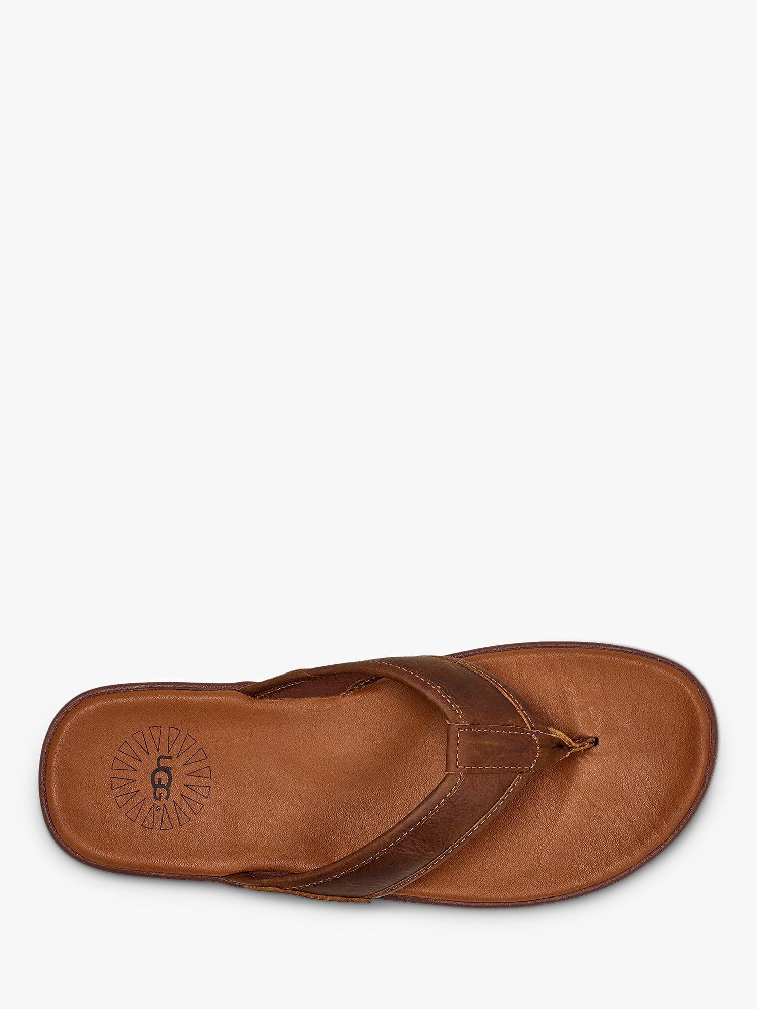 UGG Seaside Leather Flip Flops