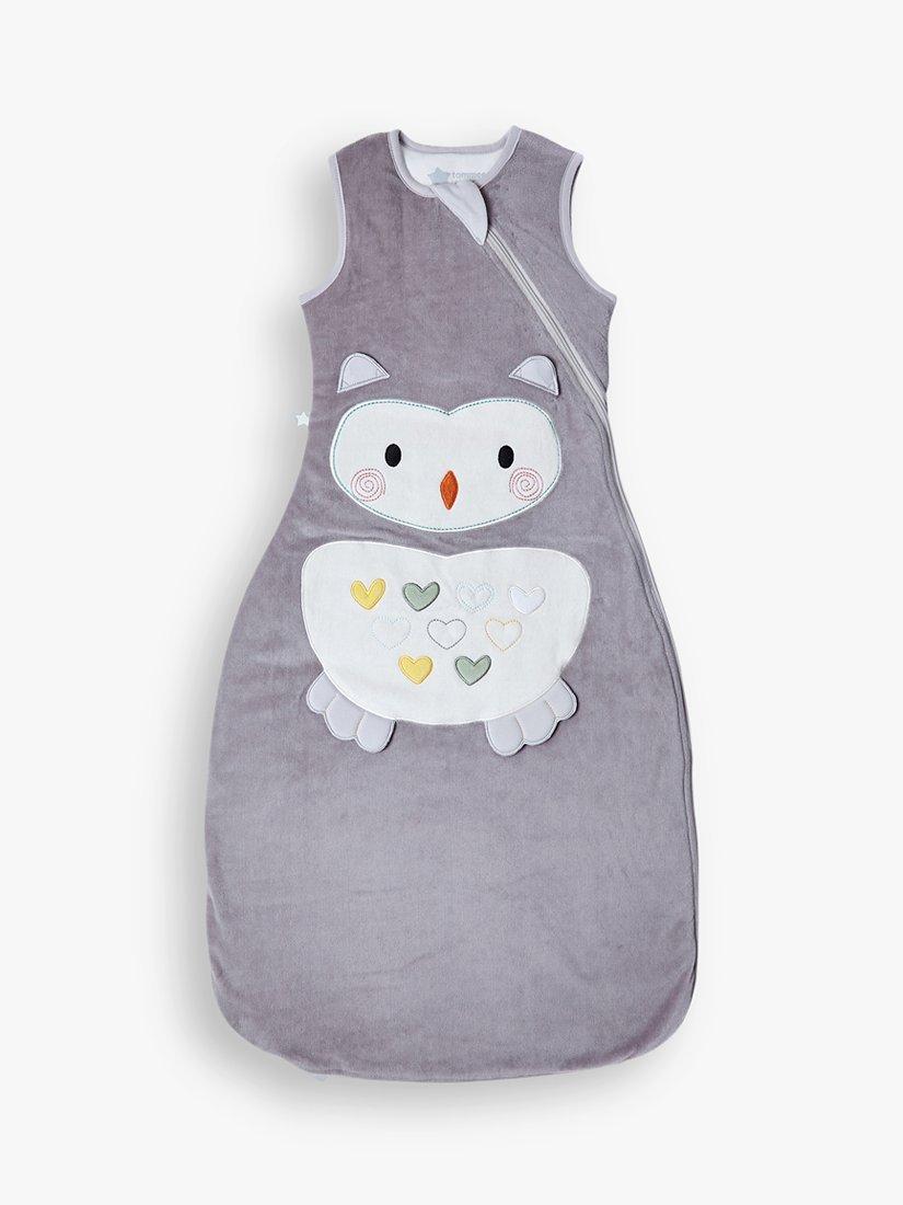 Tommee Tippee The Original Grobag Ollie the Owl Sleeping Bag, 1 Tog, Grey
