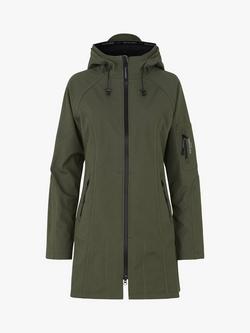 Ilse Jacobsen Hornbæk Long Utility Raincoat - view 2, Khaki