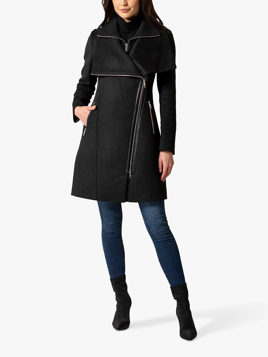 Forever New Athena Biker Coat Black