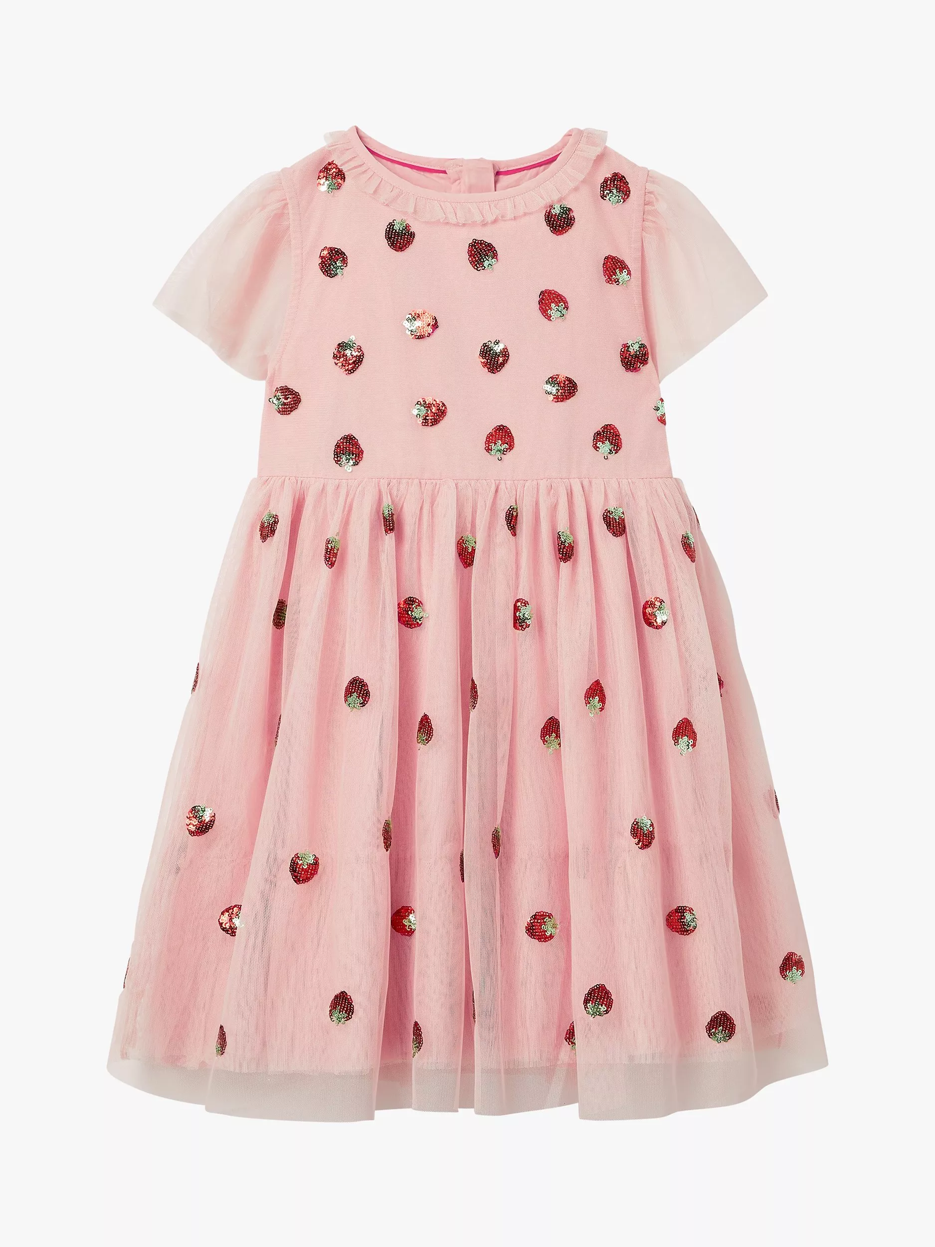 Mini Boden strawberry high quality dress