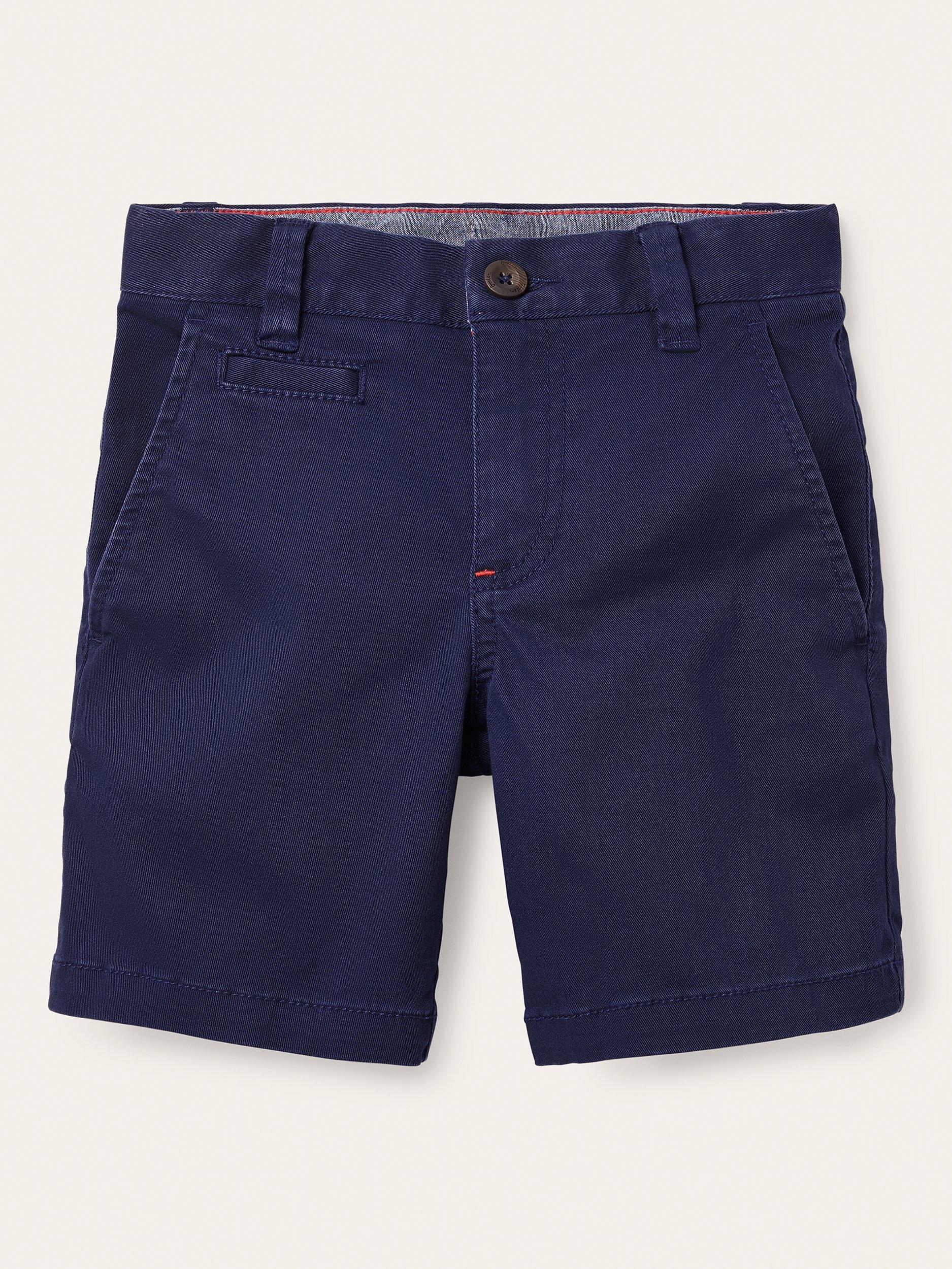 Mini Boden Kids' Chino Shorts, College Navy