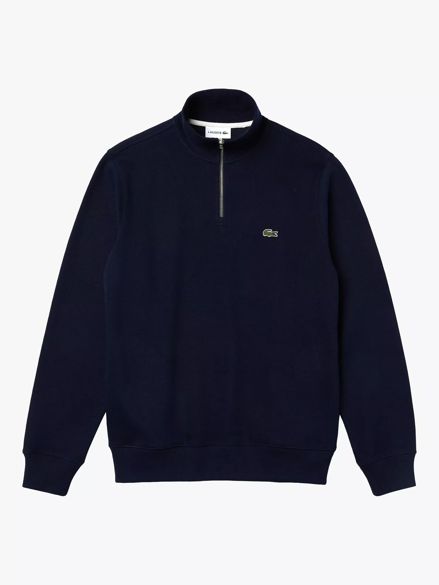 Lacoste full zip funnel sweatshirt hotsell