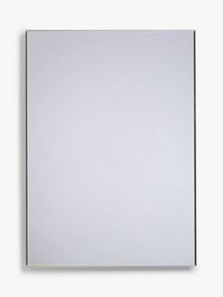 John Lewis Bevelled Edge Bathroom Mirror, Silver, Silver