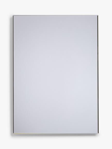 John Lewis Bevelled Edge Bathroom Mirror, Silver, Silver
