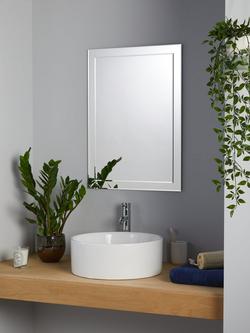 John Lewis Duo Bathroom Mirror - view 2, Silver