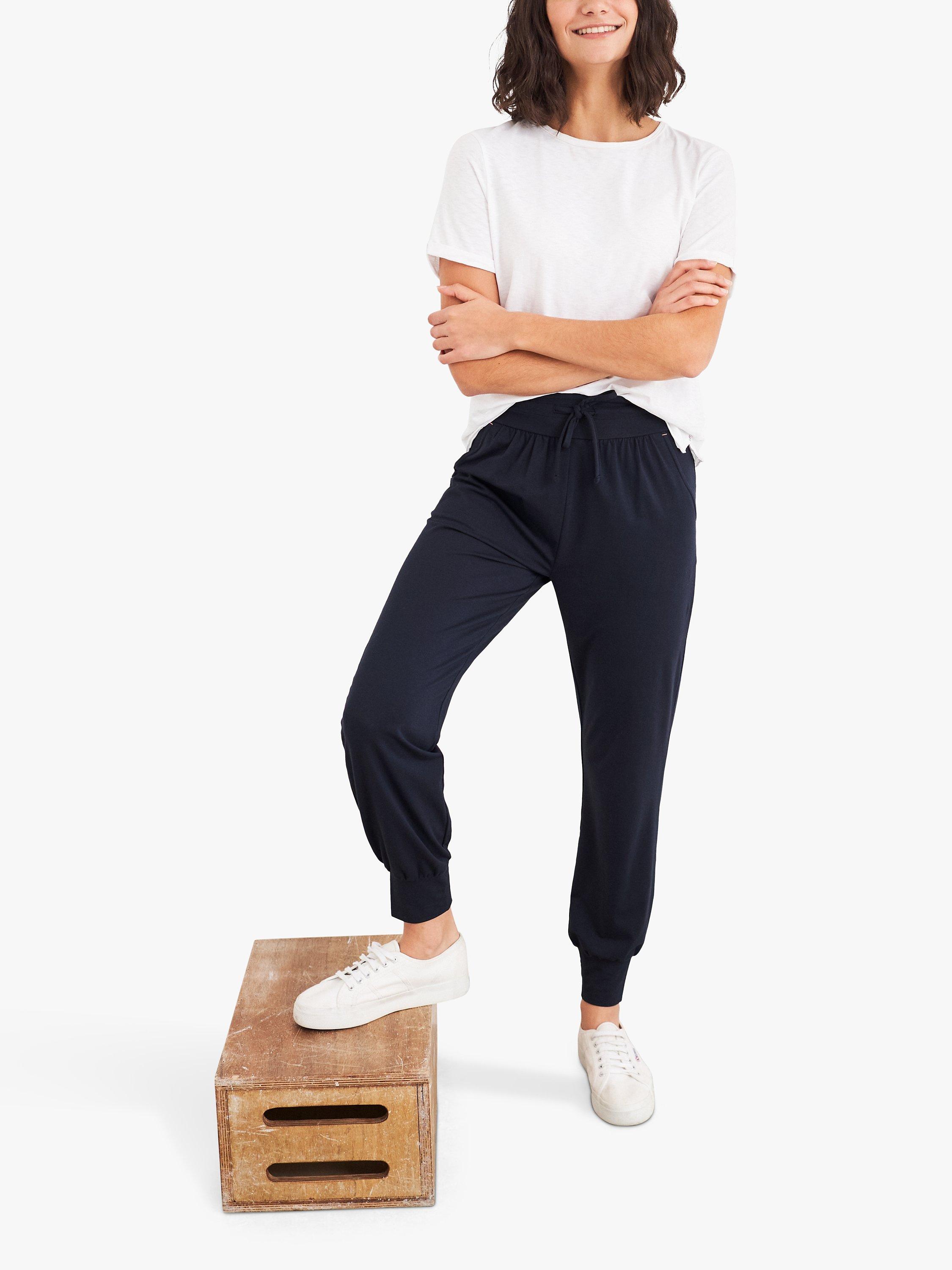 White Stuff Belle Jogger Pyjama Bottoms, Dark Navy