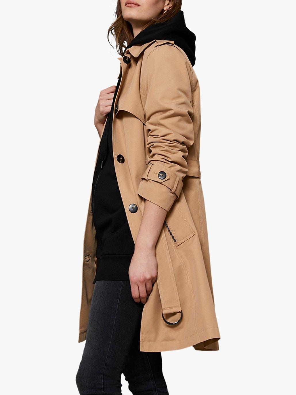 Mint Velvet Trench Coat, Camel