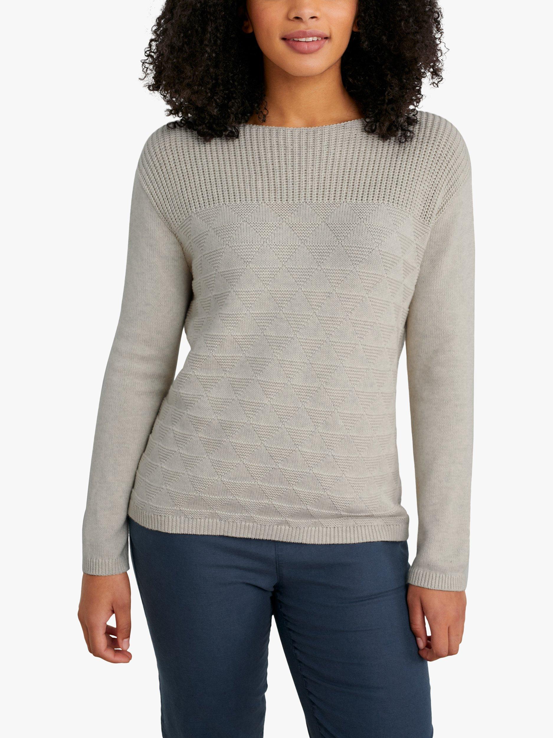 Seasalt Harbour Beach Textured Stitch Jumper, Beige