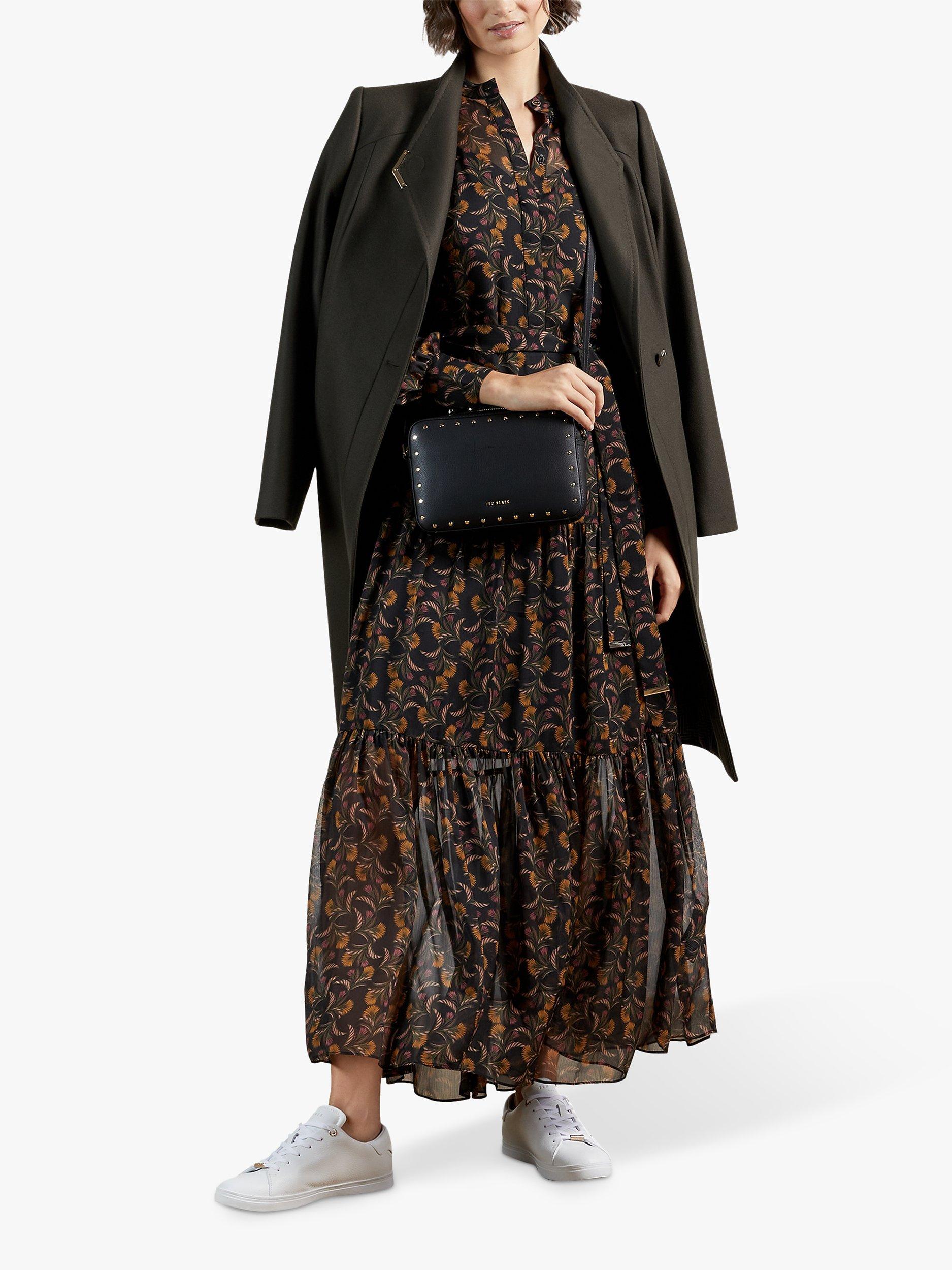 Ted Baker Lettii Floral Maxi Dress, Black