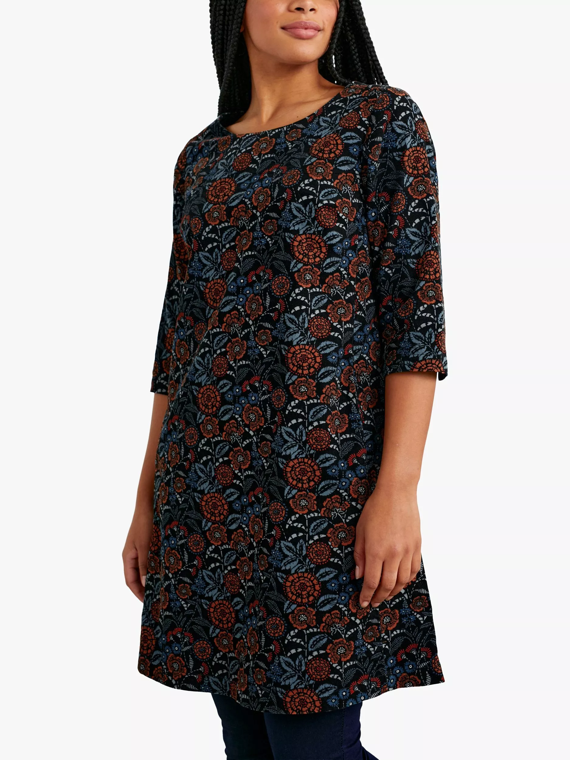 Seasalt West Pentire Floral Print Dress Multi