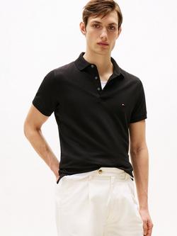 Tommy Hilfiger 1985 Slim Fit Polo Shirt, Black