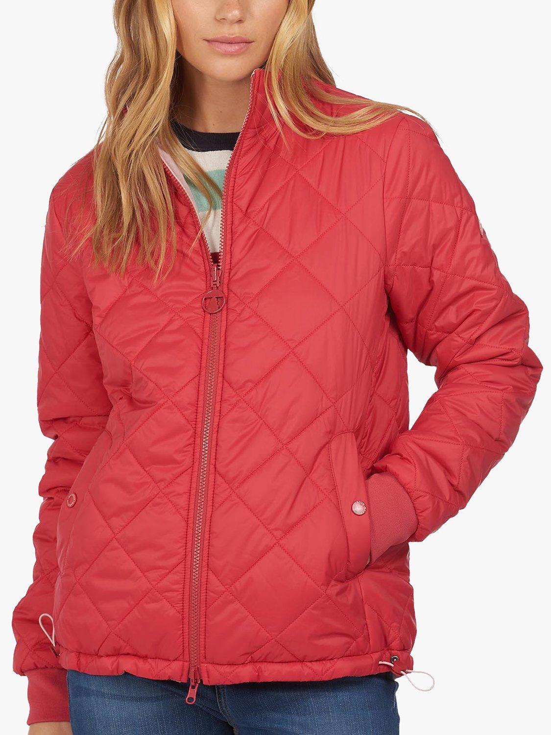 Barbour Southport Reversible Quilted Jacket Red